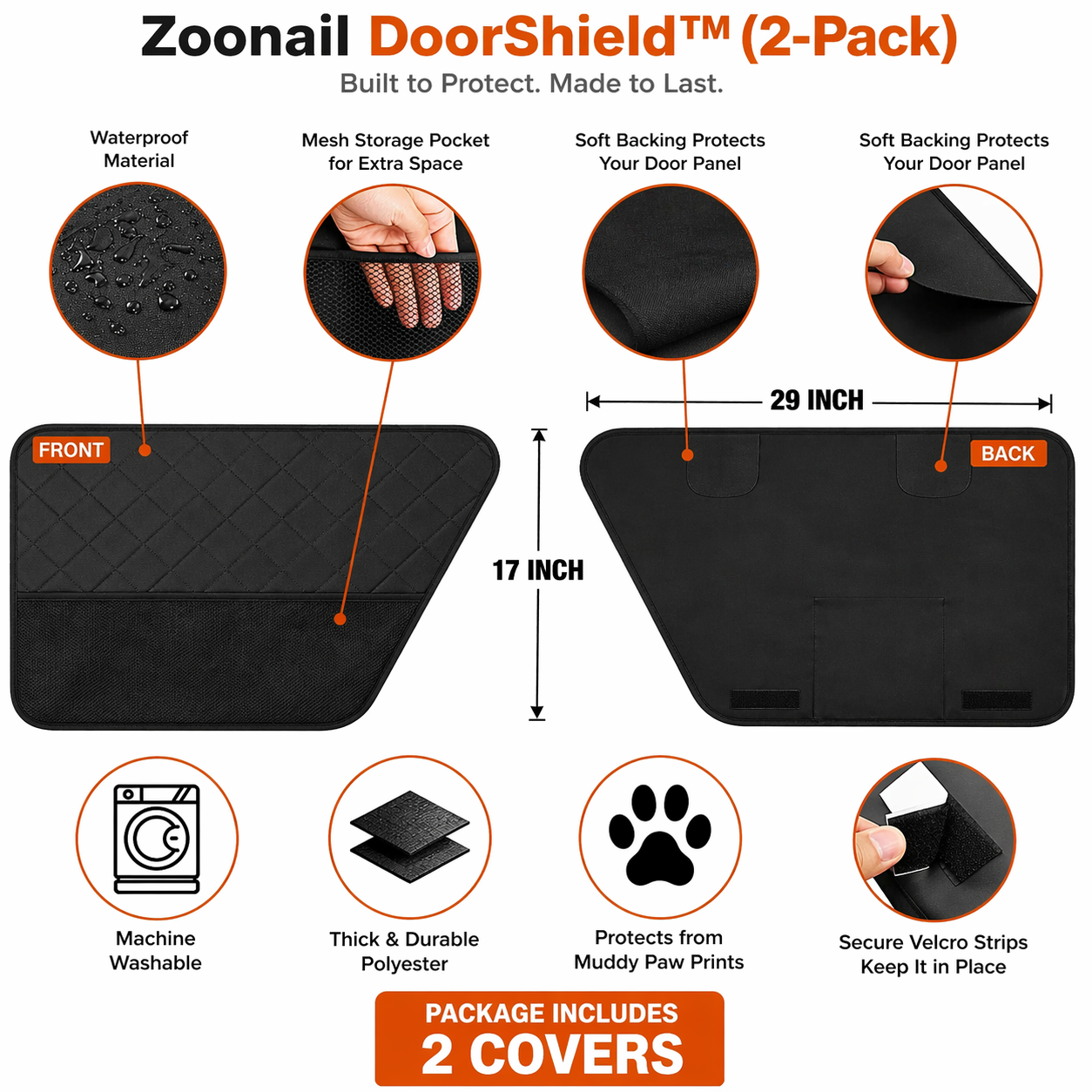 Zoonail DoorShield (2-Pack)